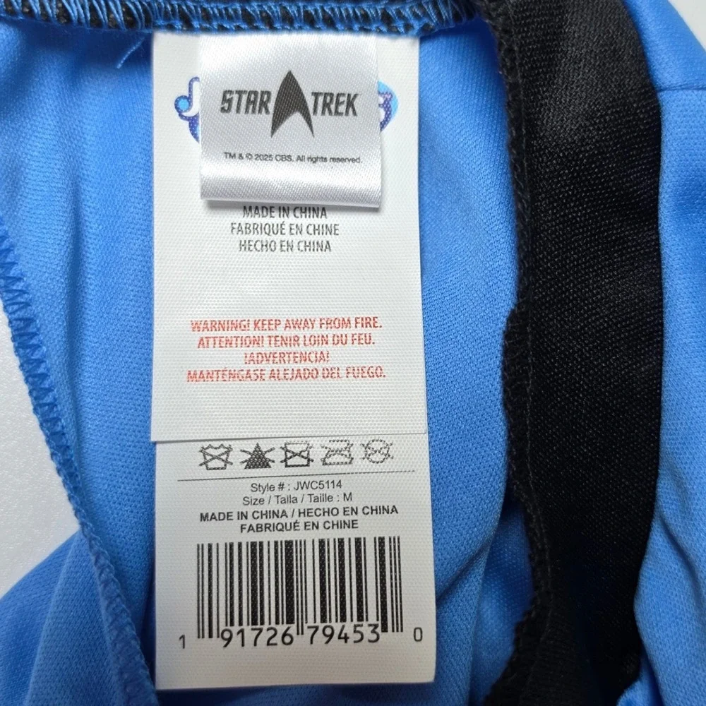 Star Trek Spock Child Costume Size Medium 8 Jazwares Licensed Halloween Cosplay